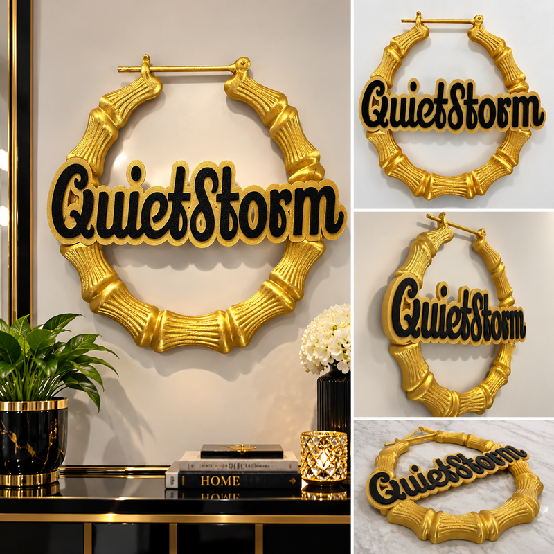 90s earring Wall art decor